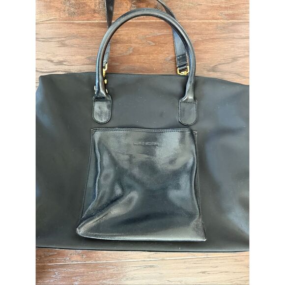 Lancel Black Leather Travel Bag - Picture 8 of 9